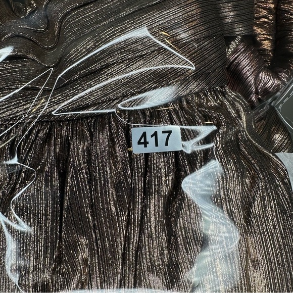 NWT RETROFETE Lia Dress in Brown Ombré Women’s Maxi Size XXS - Picture 12 of 12